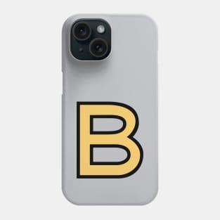 Funky Yellow Letter B Phone Case