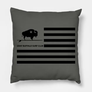 Surfing Buffalo - Flag Design Pillow