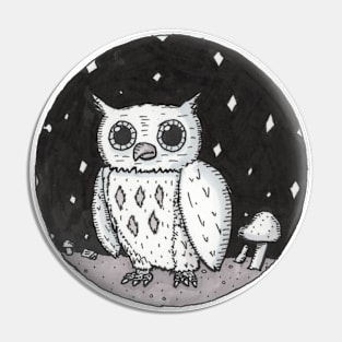 Night Owl Pin