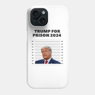 donald trump Mugshot 2024 never surrender Phone Case