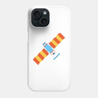 Space Satellite flying object Phone Case