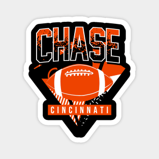 Chase Cincinnati Football Retro Magnet