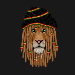 Brave Rasta Lion, Ethiopian, Judah T-Shirt