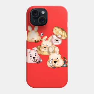 Bunny buns fight back Phone Case