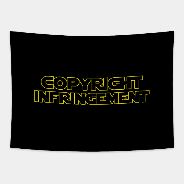 Galaxy Wars Tapestry by Copyright Infringement