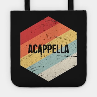 Retro Vintage Acappella Icon Tote