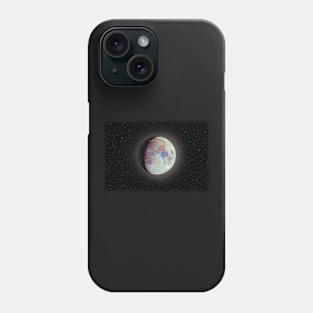 Color super moon glowing Phone Case