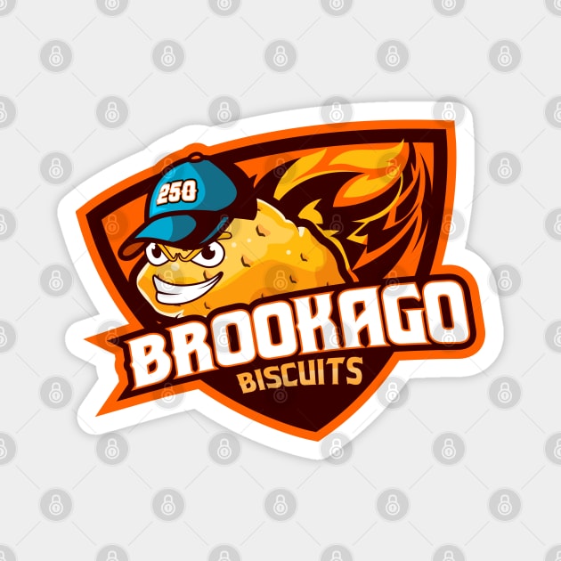 Brookago Biscuits (Exclusive 250th Show Edition) Magnet by Spawn On Me Podcast