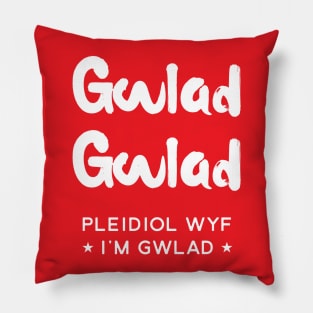 Wales national anthem — Hen Wlad Fy Nhadau Pillow