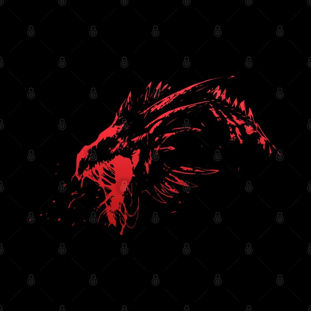 Wyvern - Red by Scailaret