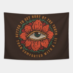 flower eye vintage Tapestry