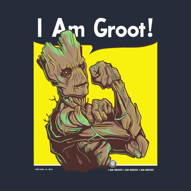 I am Groot! - Groot - T-Shirt | TeePublic