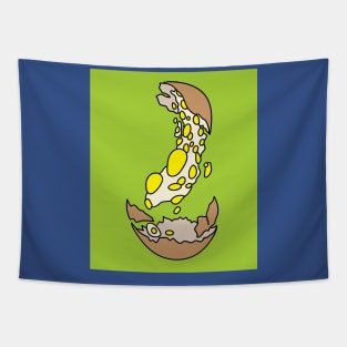 Crazy Eggs Design Tapestry