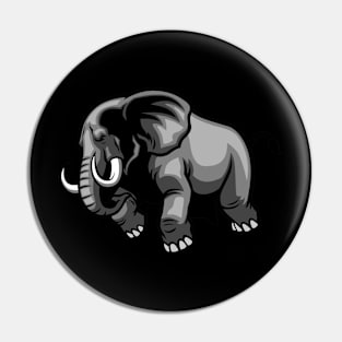 Raging Elephant Pin