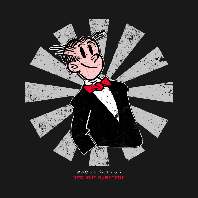 Disover Dagwood Bumstead Retro Japanese - Dagwood Bumstead - T-Shirt