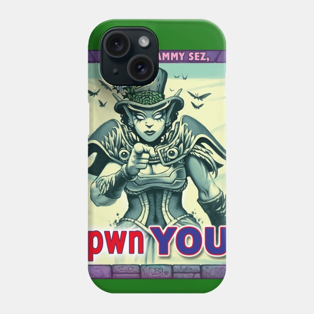 I pwn YOU! - Moon Elf Lady Phone Case by BeveridgeArtworx