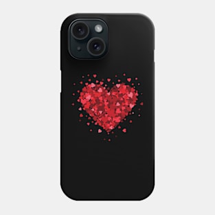 Love Heart Valentine_s Day Matching Outfit Womens Girls Kids Phone Case