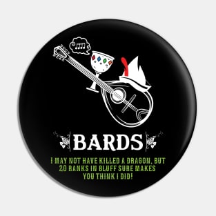 RPG Definition of Bards Pin