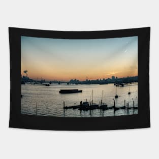 Sunrise over the River Thames Tapestry