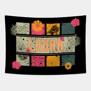 80s // Name // Laura // Retro Style Tapestry