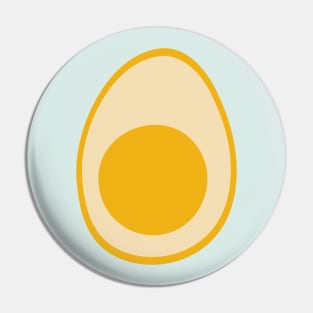 BIG EGG Fun Hard-Boiled Egg Breakfast Food Easter - UnBlink Studio by Jackie Tahara Pin