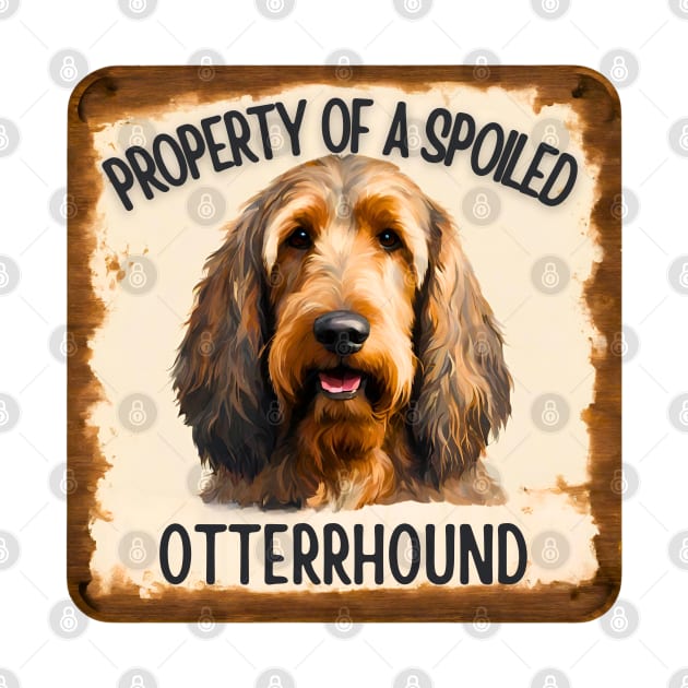 Property of a Otterhound by Doodle and Things