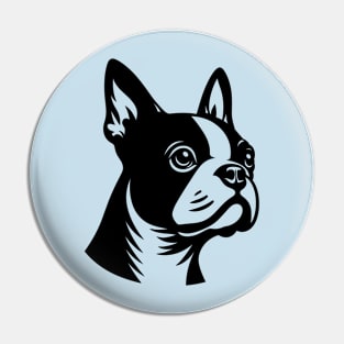 Boston Terrier Pin