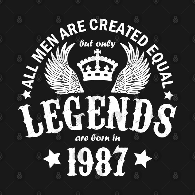 Legends are Born in 1987 by Dreamteebox