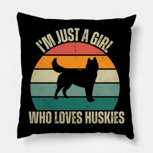 For the Love of Huskies - Embrace the Spirit of Adventure with Our Husky Companions Pillow