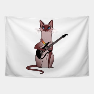 Cat Rock Art Tapestry