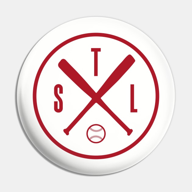 STL baseball Hipster Pin by Americo Creative