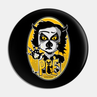 Edgar Poe reincarnation / original edition Pin