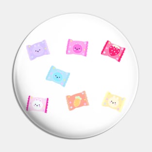 Cute Bunny Candies Pin