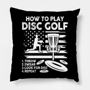 How To Play Disc Golf - USA Pillow