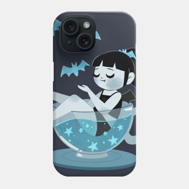 Vampire Tea Phone Case by Lobomaravilha