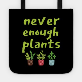 Never Enough Plants, Black Tote