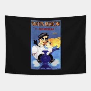 Vintage Movie Poster Buster Keaton Tapestry