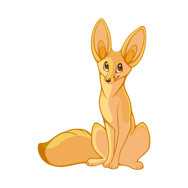 Fennec Fox by FlannMoriath