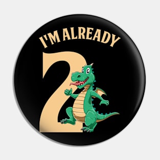 Happy Birthday Dragon Lovers Cute Kids - second Pin