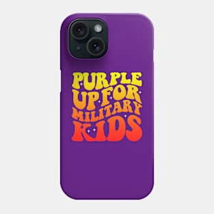 Purple Up For Military Kids Air Force 2024 Phone Case