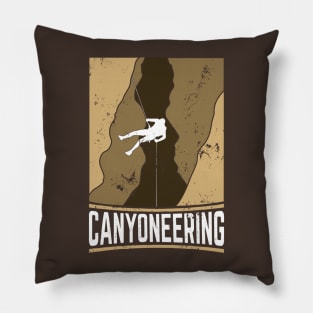 Canyoneering Rappeller Pillow