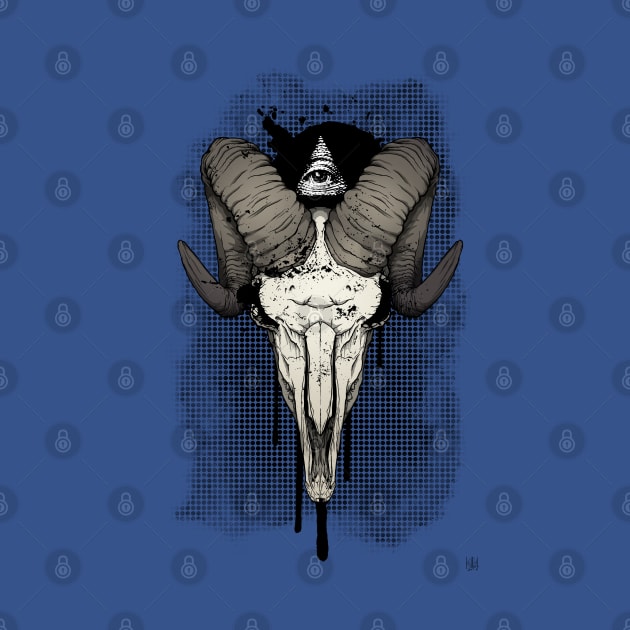 Animal Skull 2 by forcefedartanddesign