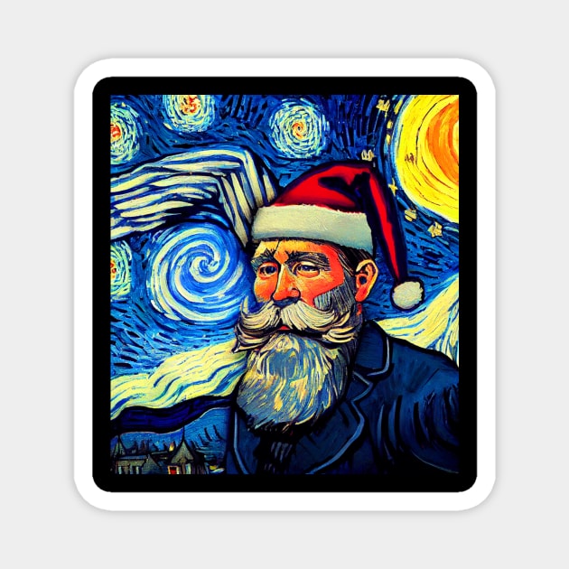 STARRY SINTERKLAAS 02 Magnet by BarrySullivan