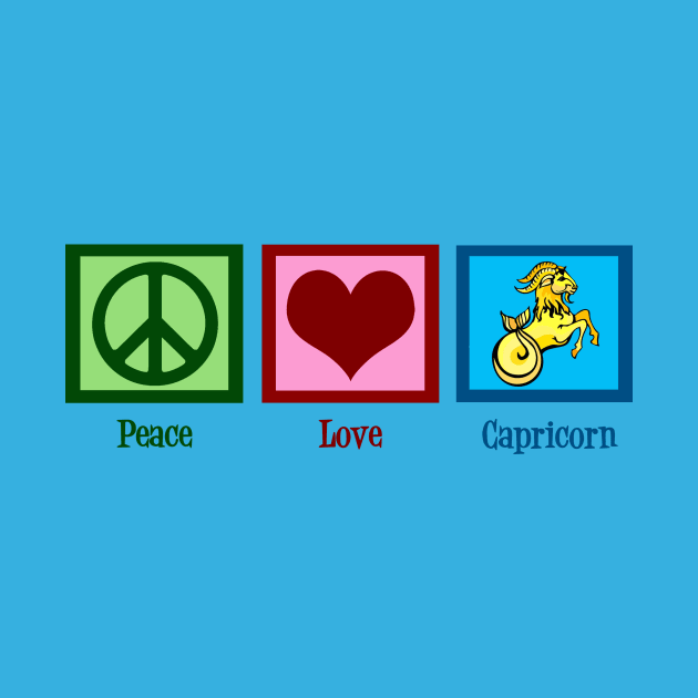 Peace Love Capricorns by epiclovedesigns