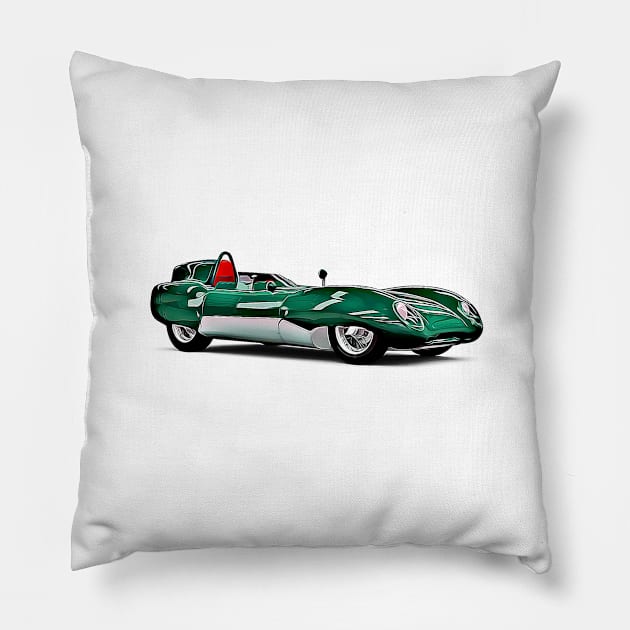 Lotus Eleven Cartoon Pillow by Auto-Prints