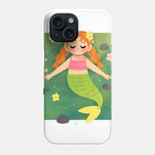 Flower Mermaid Phone Case