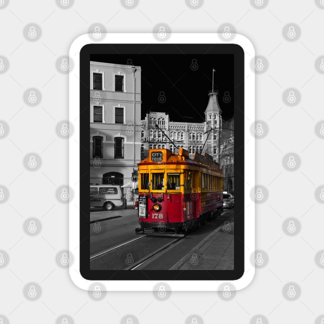 Christchurch Tram Magnet by fotoWerner