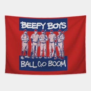 Kyle Schwarber Beefy Boys Ball Go Boom Tapestry