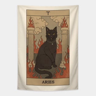 Aries Cat Tapestry