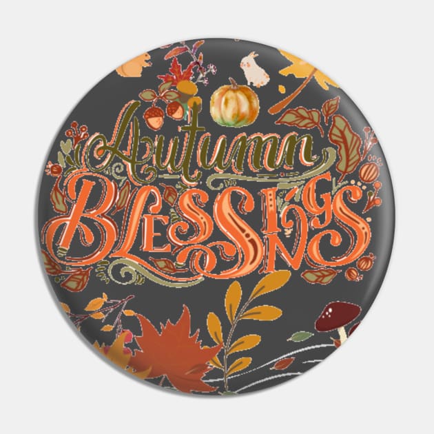 Autumn blessings Pin by Jo3Designs